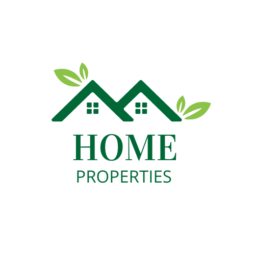 Green Minimalist Home Logo